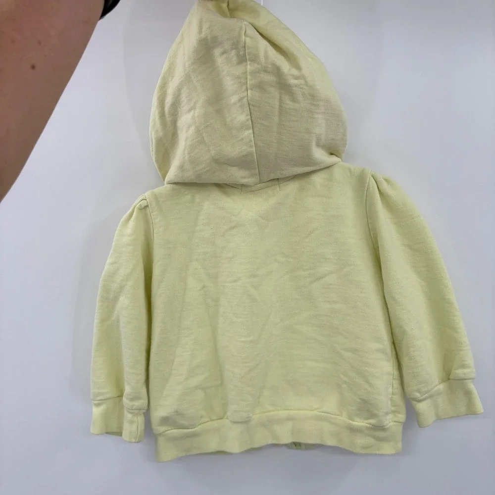 Kids Headquarters Strawberry Hoodie Kids 3T Yellow Pink Zip Up Fruit Cottagecore